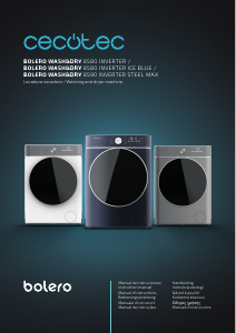 Kullanım kılavuzu Cecotec Bolero Wash&Dry 8580 Inverter Steel Çamaşır kurutma makinesi