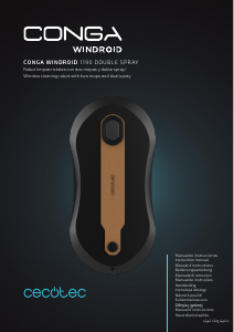 Kullanım kılavuzu Cecotec Conga Windroid W10 DoubleSpray Cam temizleme makinesi