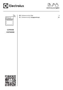 Bruksanvisning Electrolux COP905B Ugn