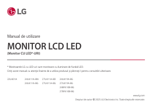 Bruksanvisning LG 22U401A-B LCD skärm