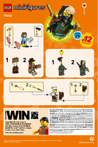 Manuál Lego set 71052 Collectible Minifigures 29. série