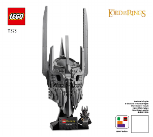 Käyttöohje Lego set 11373 Lord of the Rings Taru sormusten herrasta: Sauronin kypärä