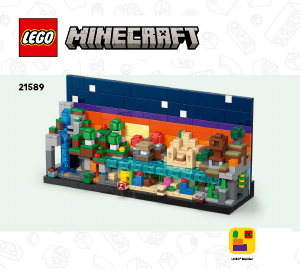 Instrukcja Lego set 21589 Minecraft Minibiomy