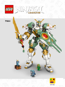 사용 설명서 레고 set 71860 닌자고 로이드의 타이탄 로봇_15주년 기념