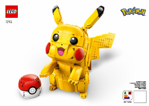 Посібник Lego set 72152 Pokémon Пікачу й покебол