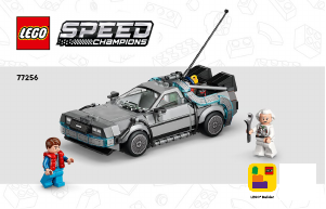 Instrukcja Lego set 77256 Speed Champions Wehikuł czasu z Powrotu do przyszłości