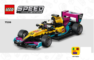 Manual Lego set 77258 Speed Champions Mașină de curse LEGO F1 ACADEMY
