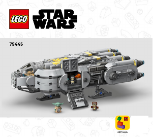 Manual Lego set 75445 Star Wars Navă stelară a Anzellanilor
