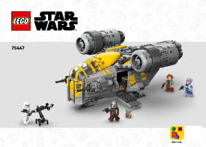 Manual Lego set 75447 Star Wars Razor Crest