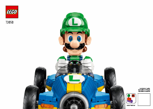 Bedienungsanleitung Lego set 72050 Super Mario Mario Kart: Luigi & Turboflitzer