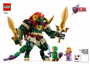 Bedienungsanleitung Lego set 77093 The Legend of Zelda Ocarina of Time – Das Letzte Gefecht