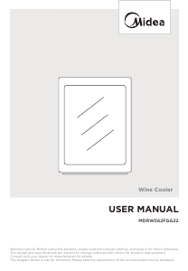 Manuale Midea MDRW562FGG22 Cantinetta vino