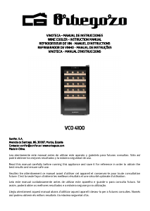 Manual Orbegozo VCO 4100 Wine Cabinet