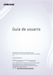 Manual de uso Samsung UN70U8200HF Televisor de LED
