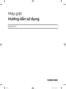 Hướng dẫn sử dụng Samsung WA40F95E1CSV Máy giặt