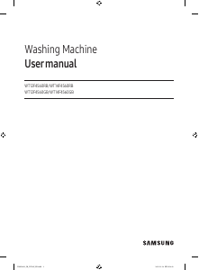 Manual Samsung WT12F4560GB/TL Washing Machine