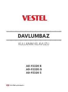 Kullanım kılavuzu Vestel AD-93320 S Davlumbaz