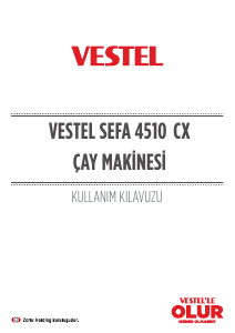 Kullanım kılavuzu Vestel SEFA 4510 CX Çay makinesi