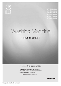 Manual Samsung WT11A4260GD/TL Washing Machine