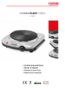 Manual Rotel U1113CH Hob