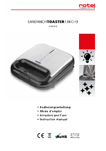 Bedienungsanleitung Rotel U136CH3 Kontaktgrill