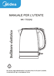 Mode d’emploi Midea MK-17S32A2 Bouilloire