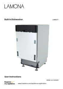 Manual Lamona LAM8377 Dishwasher