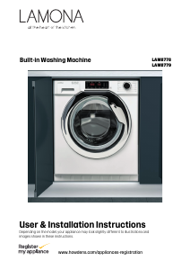 Handleiding Lamona LAM8778 Wasmachine