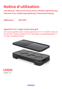 Bedienungsanleitung Livoo DOC349N Tischgrill
