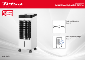 Bedienungsanleitung Trisa Hydro Chill X80 Plus Ventilator