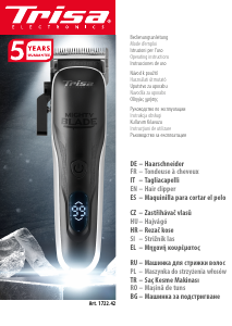 Manual Trisa Mighty Blade Aparat de tuns