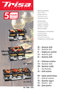 Manuale Trisa Premium 4 Raclette grill