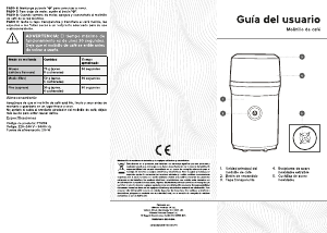 Manual de uso Petra PT6136 Molinillo de café