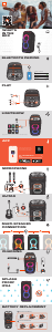Посібник JBL PartyBox Club 120 Динамік