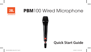 Instrukcja JBL PBM100 Wired Mikrofon