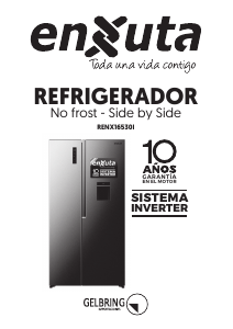 Manual de uso Enxuta RENX16530I Frigorífico combinado