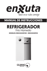 Manual de uso Enxuta RENX22240FHS Frigorífico combinado