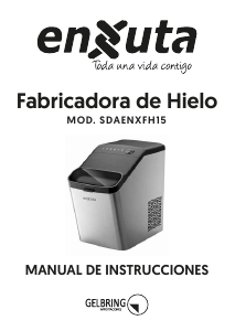 Manual de uso Enxuta SDAENXFH15 Máquina de hacer hielo