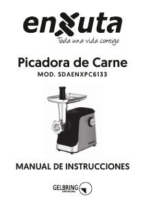 Manual de uso Enxuta SDAENXPC6133 Picadora de carne