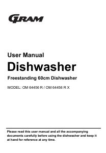 Bruksanvisning Gram OM 64456 R X Diskmaskin