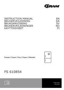 Handleiding Gram FS 610854 Vriezer