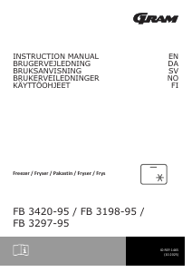 Käyttöohje Gram FB 3420-95 Pakastin