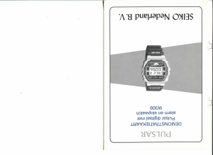 Handleiding Pulsar W309 Uurwerk