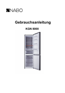 Bedienungsanleitung NABO KGN 8000 Kühl-gefrierkombination