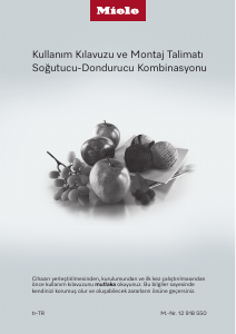 Kullanım kılavuzu Miele KFN 7934 D Donduruculu buzdolabı