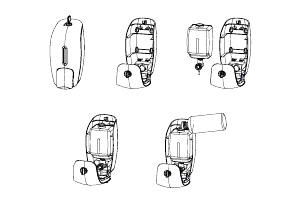 Brugsanvisning Basetech 1499831 Sæbedispenser