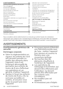 Mode d’emploi Smeg FAB28RWH6 Réfrigérateur combiné