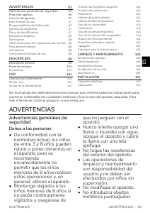 Manual de uso Smeg FAB32LPG6 Frigorífico combinado