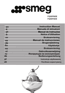 Manuale Smeg FQ55FXDE Frigorifero-congelatore