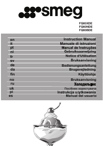 Mode d’emploi Smeg FQ60NDE Réfrigérateur combiné